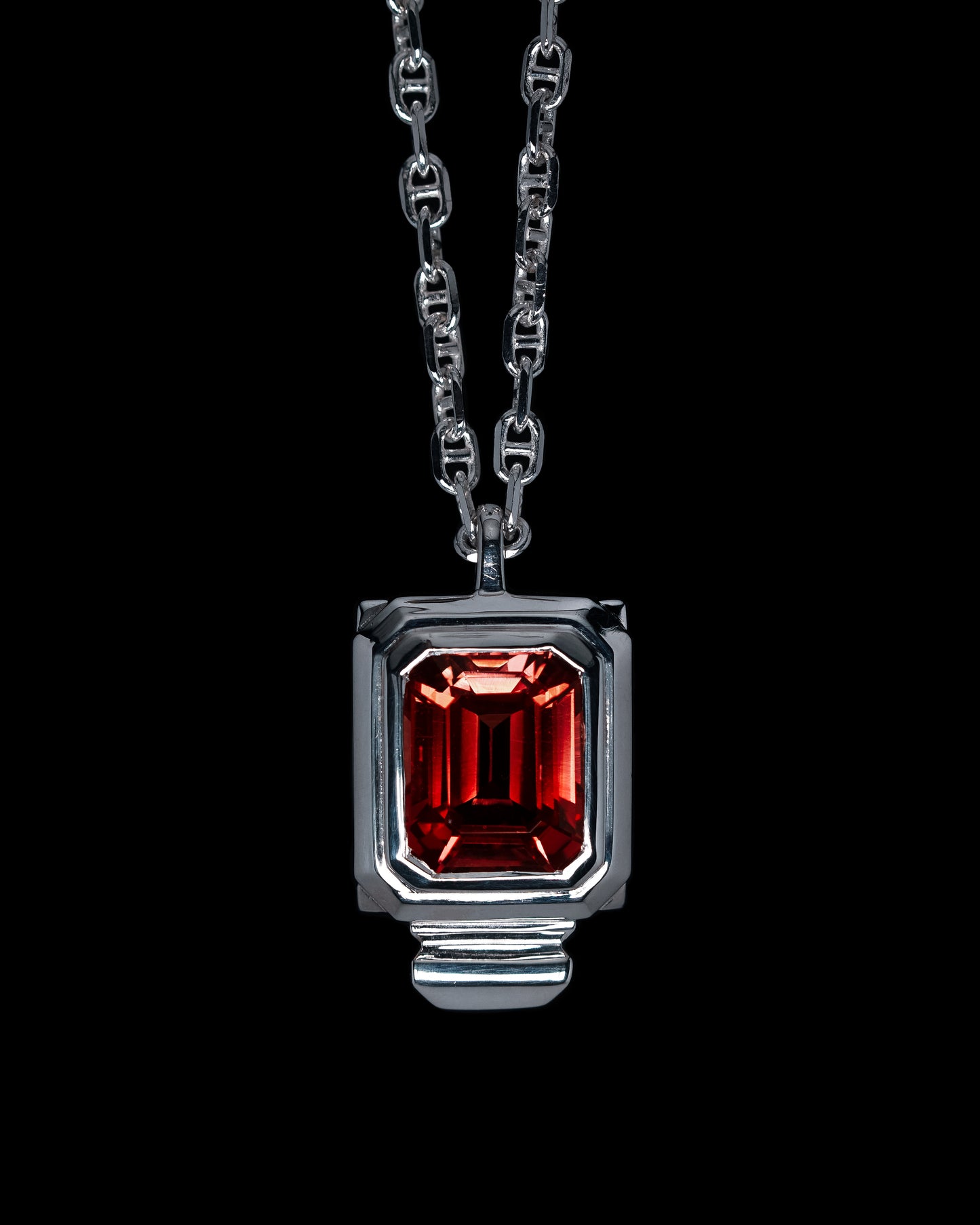Escudo Necklace - Orange