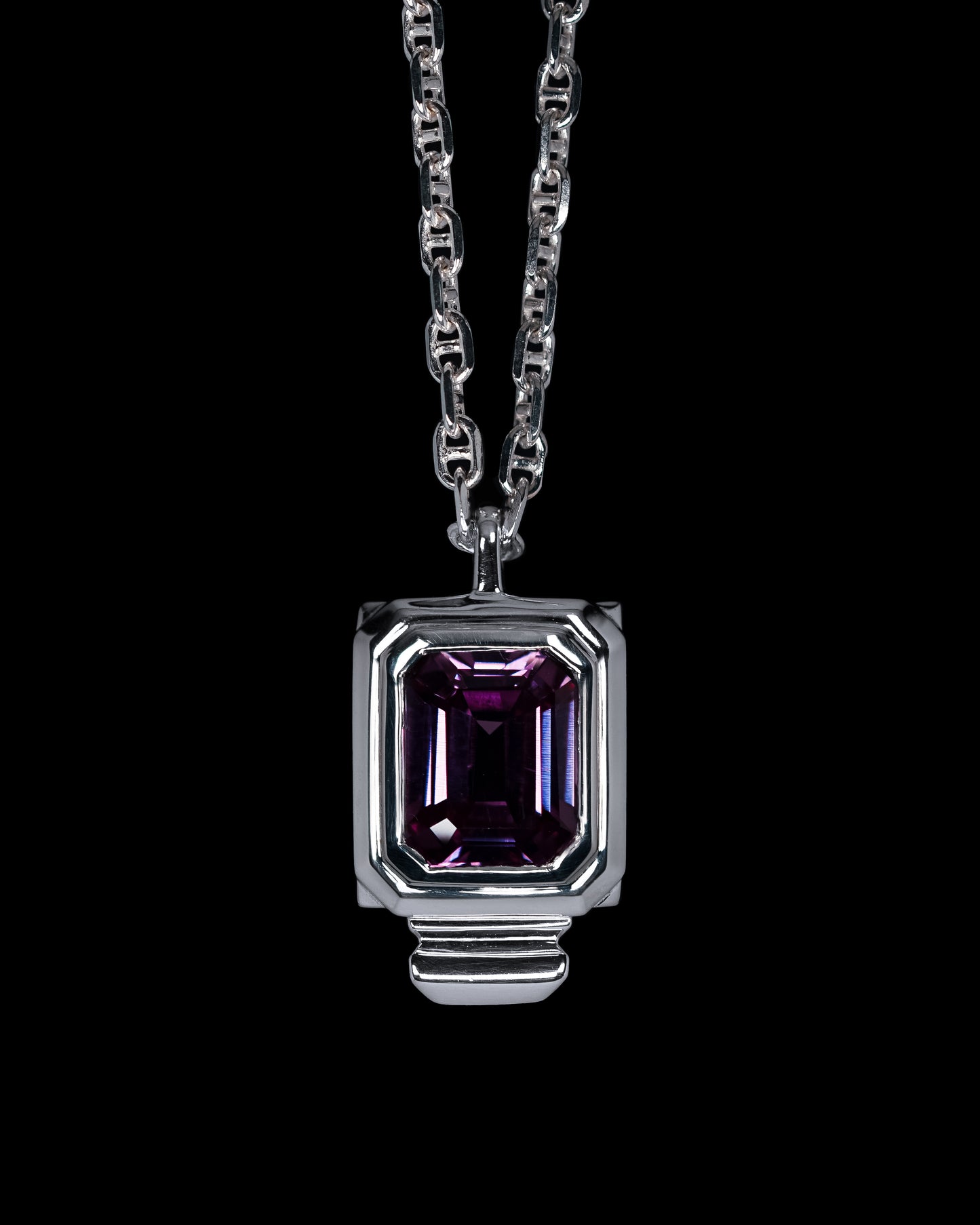 Escudo Necklace - Purple