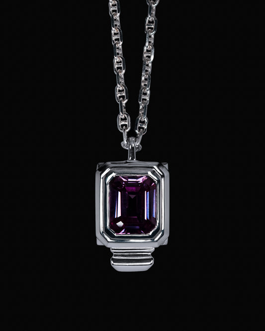 Escudo Necklace - Purple