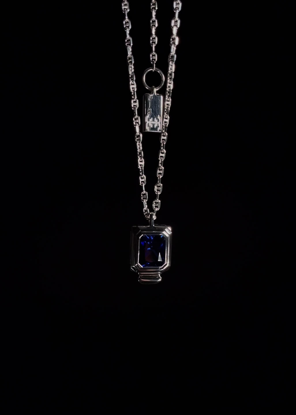 Escudo Necklace - Blue